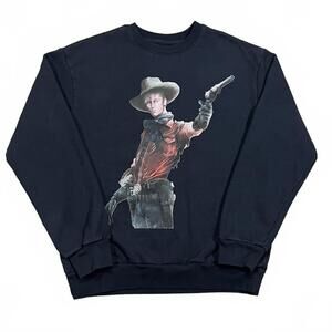 Machine Gun Kelly Rodeo Houston Black Sweatshirt Size Medium